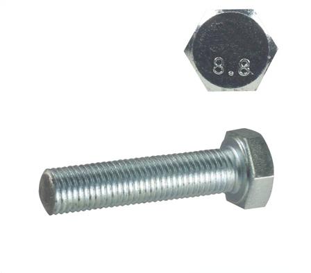 SET SCREW HEX HD 8.8 ZINC M/FINE M10-1.00 X 45MM